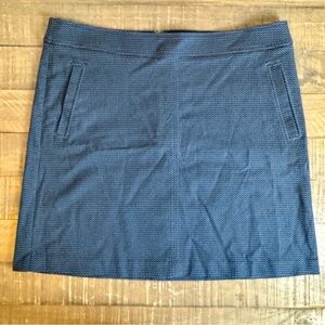 Loft Women's Pencil Skirt Navy and Blue Pattern Size 16 Office Wear Workwear
